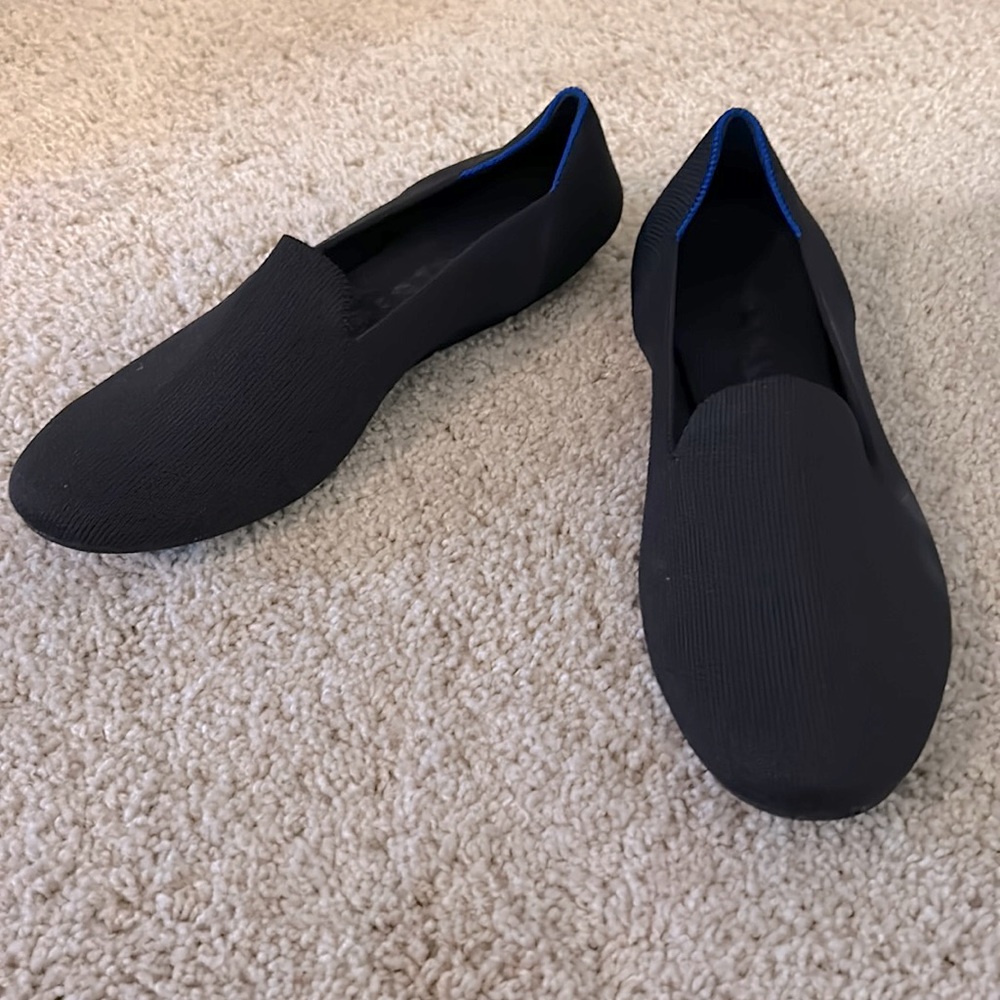 Rothy’s black loafers